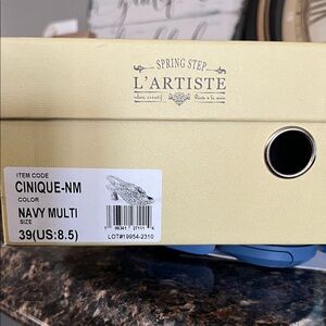 Spring Step L'Artiste Navy Multi Heels